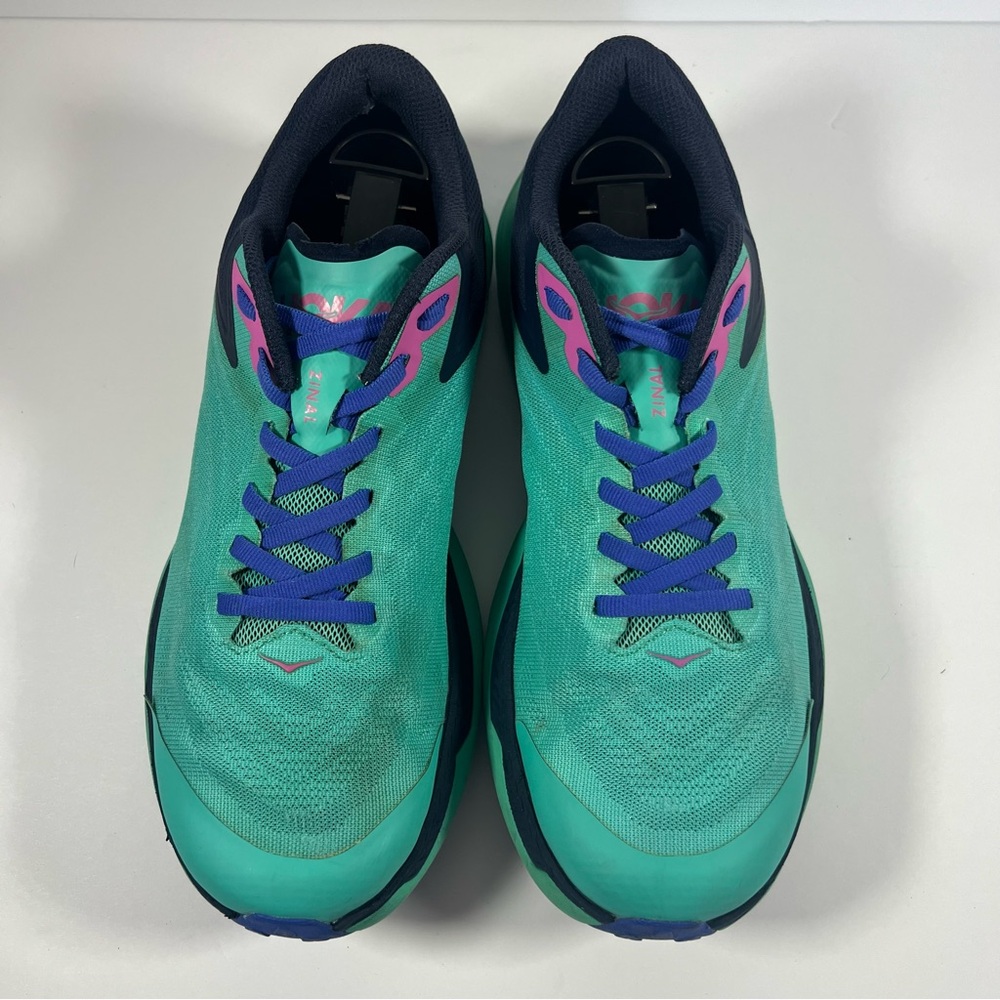 Hoka One One Zinal Womens Size 9.5 B Teal Running Shoes Atlantis Outer Space - Picture 8 of 13